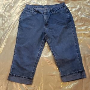 ~ blu Women's Blue Jean Capris Size 16M